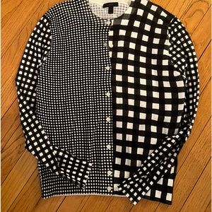 J crew cardigan sweater cotton large